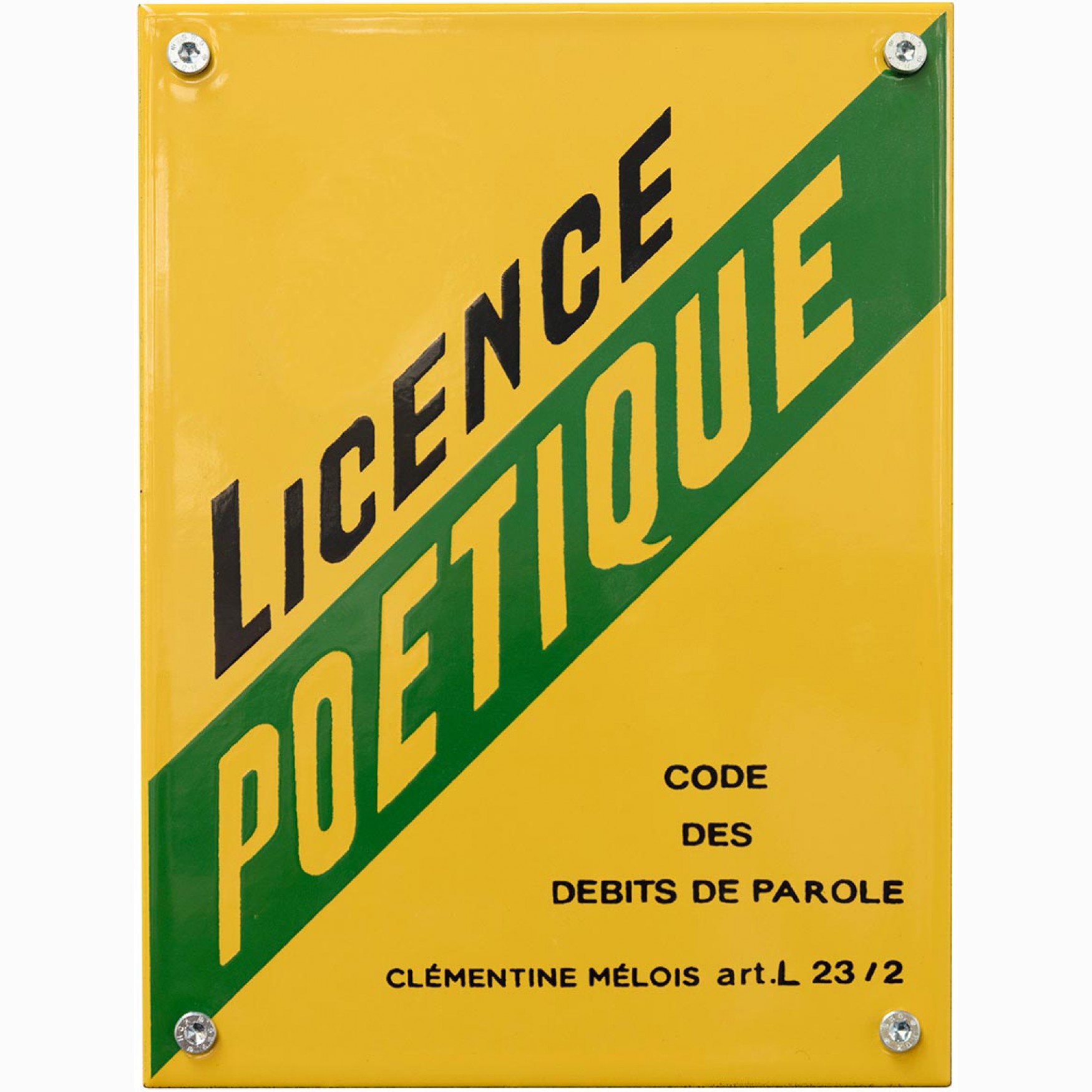  Licence poétique (Poetic Licence)