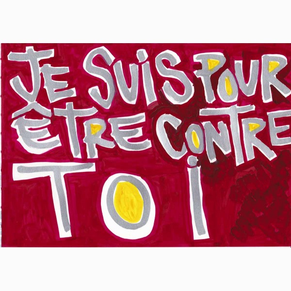  Aurèle, Je suis pour être contre toi, "LostSentences" series, 2020