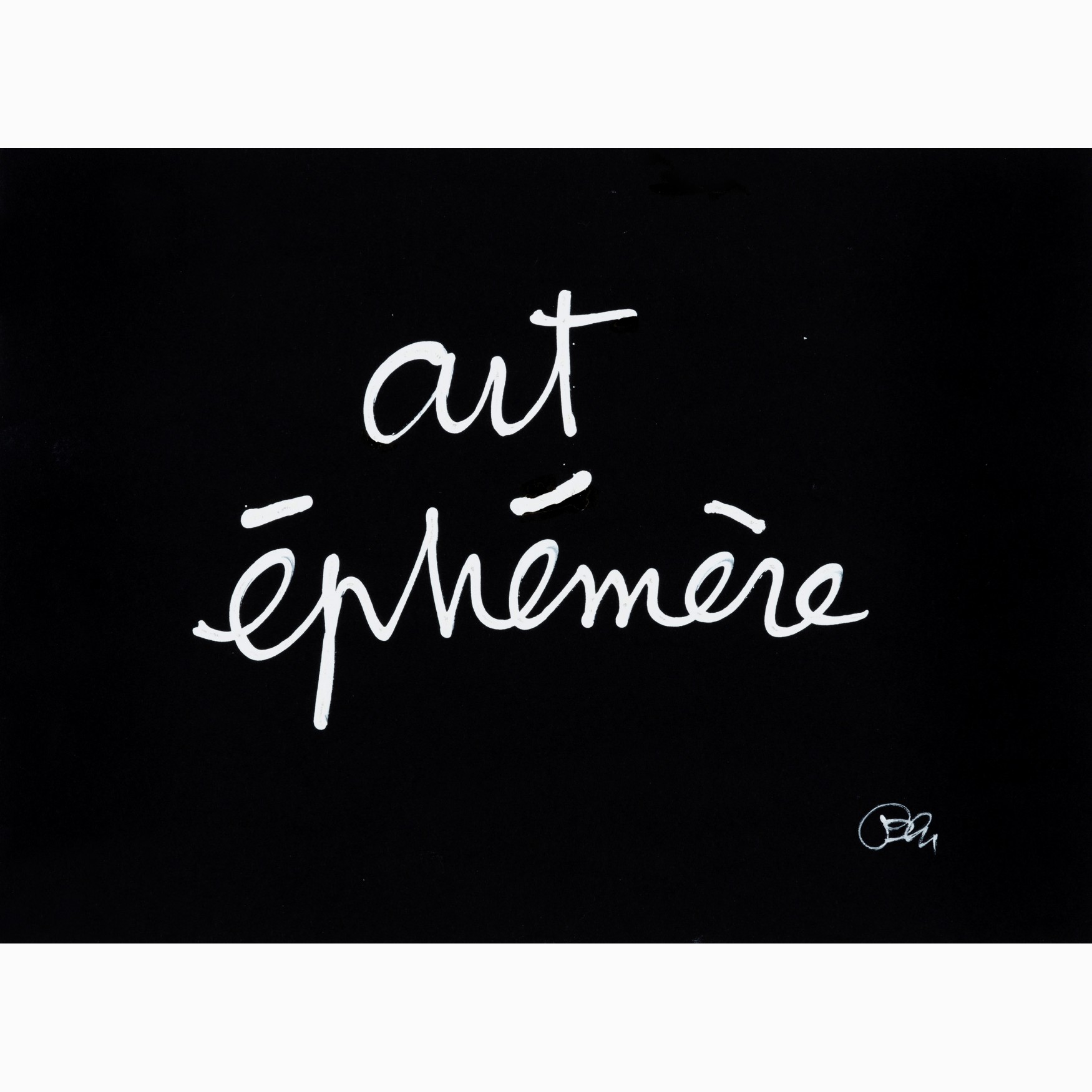  Art éphémère (Ephemeral art)