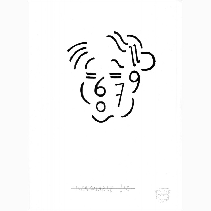 Incalculable Liz, 2015, Jean-Luc André