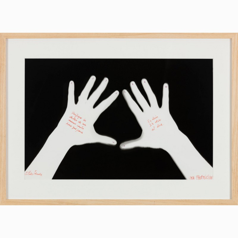 Proposition Zaj, 1977 / 1994, Esther Ferrer