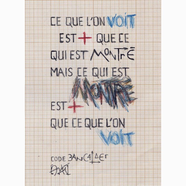 Jean-Luc André, Code BANCALDER, 2026