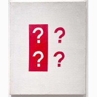 Sans titre (point d'interrogation), 1990,  Jonier Marin